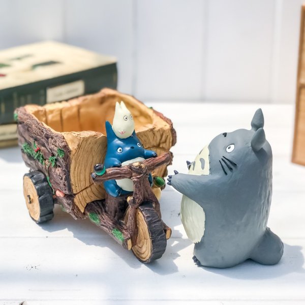 ジブリ プランターカバー となりのトトロ トトロと森の三輪車 スタジオジブリ グッズ JAN4990593281695