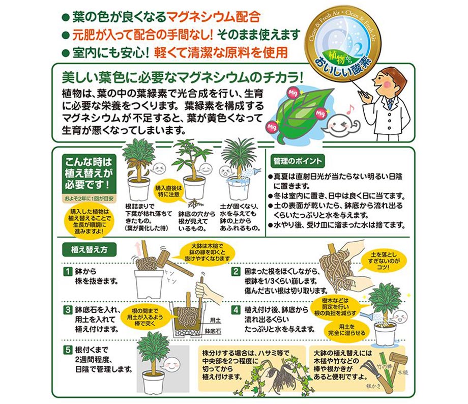 花ごころ 観葉植物の土 12L JAN4977445108300
