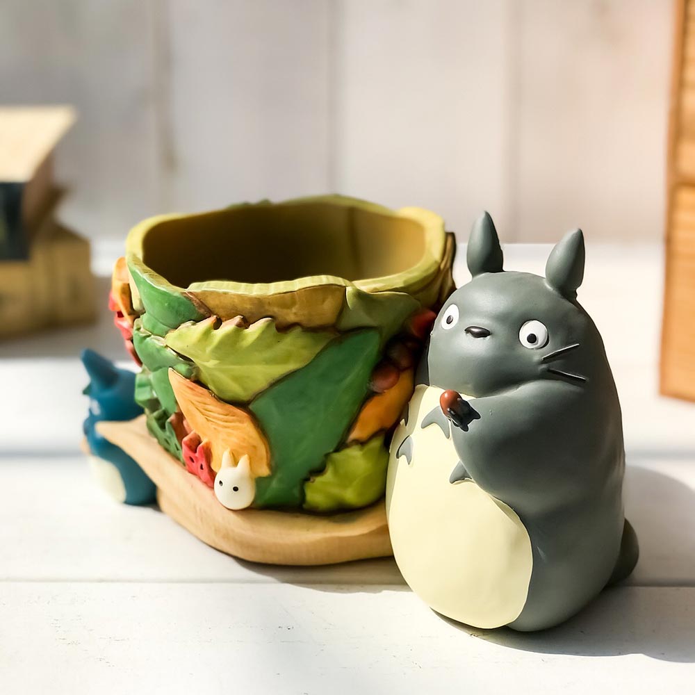 ジブリ プランターカバー となりのトトロ 葉っぱあつめ スタジオジブリ グッズ JAN4990593299010