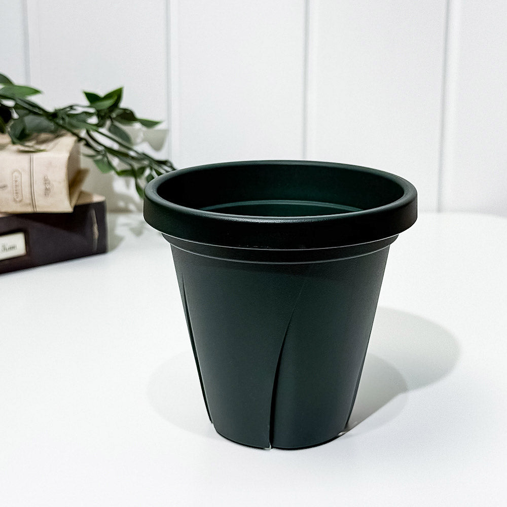 大和プラスチック 根はり鉢 4号 ダークグリーン 直径11.5cm×高さ10.5cm 容量0.4L JAN4903266726331