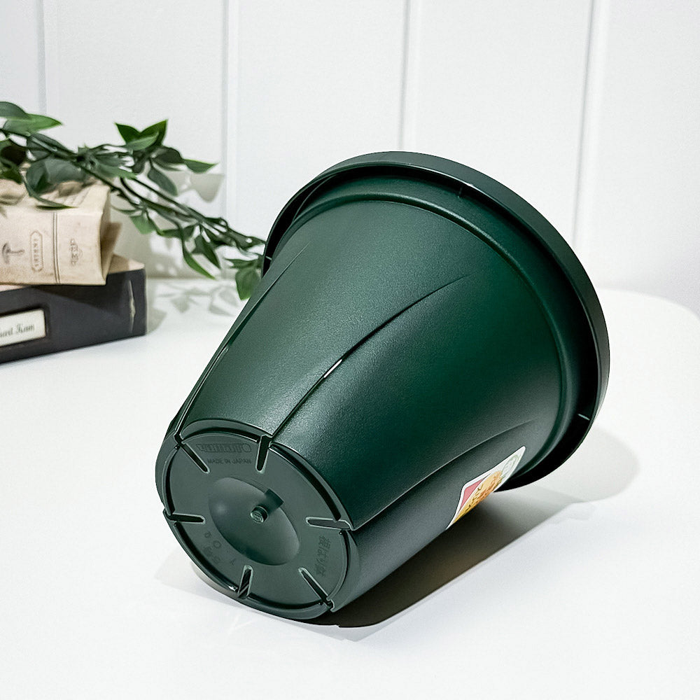 大和プラスチック 根はり鉢 5号 ダークグリーン 直径14.5cm×高さ13.5cm 容量1.0L JAN4903266726362