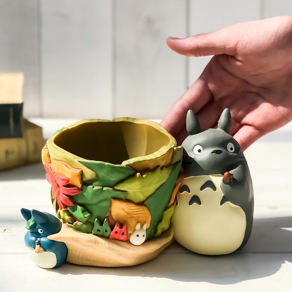 ジブリ プランターカバー となりのトトロ 葉っぱあつめ スタジオジブリ グッズ JAN4990593299010